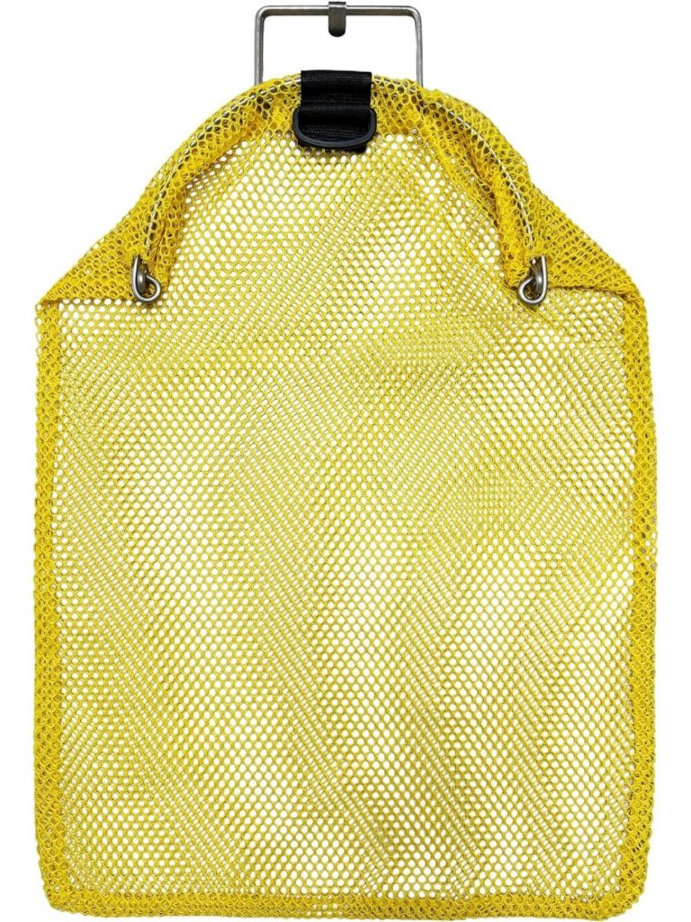 Large 26" Neon Yellow Spearfishing Mesh Fish Bag Net with 5mm Wire Handle